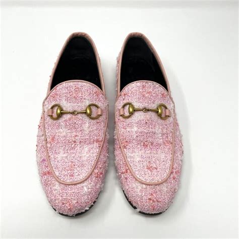 tweed gucci loafers|GUCCI Wool Tweed Horsebit Womens Jordaan Loafers 36.5 .